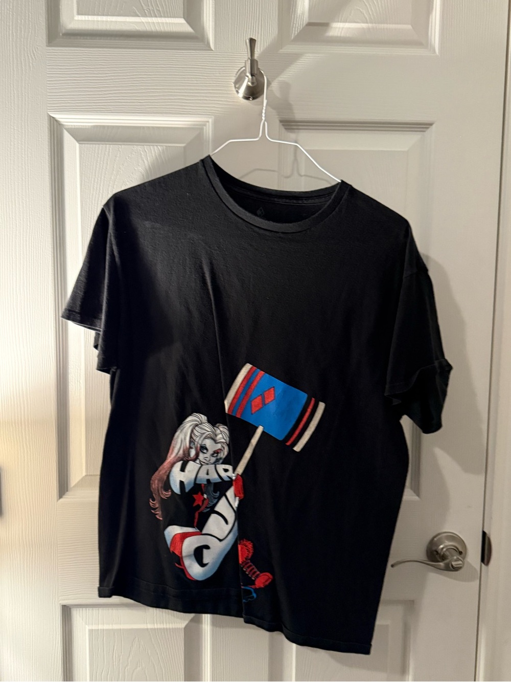 Black Graphic Harley Quinn Men’s T-Shirt